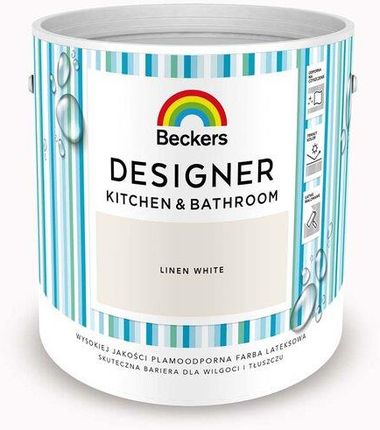 Tikkurila Designer Kitchen&bathroom Linen White 2,5l
