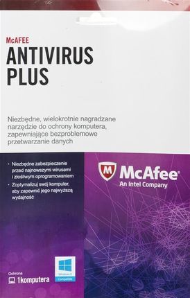Intel McAfee Anti-Virus Plus Activation Card -1 Yea (BXMAV1YRPOL 927705)