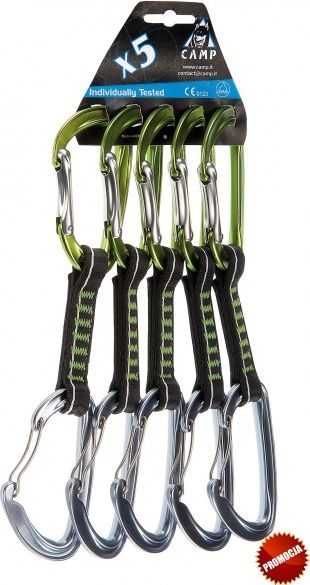 Set De 6 Cintas Exprés Photon Mixed Express KS – Mosquetones SphereLock Y Wire Para Escalada En Roca