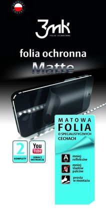 3MK Folia ochronna na LCD iPhone 4 (1 zestaw), Matte (F3MK_MATTE_IPH4S)