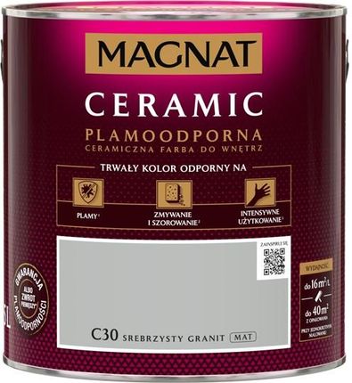 Magnat Ceramic C30 Srebrzysty Granit 2,5L