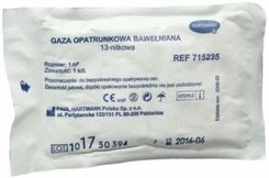 Zdjęcie Hartmann Gaza Opatrunkowa Bawełniana Jałowa 13-Nitkowa 1m x 1m 1szt. - Kosów Lacki