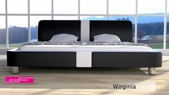 Estilo Łóżko Tapicerowane Wirginia Skóra Naturalna 180x200 wi