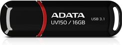 Pendrive Adata USB UV150 Classic 16GB Czarny (AUV15016GRBK) - zdjęcie 1