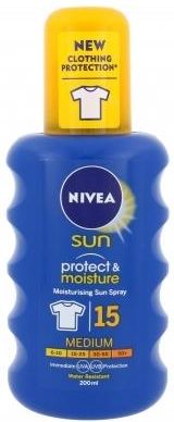 Nivea Sun Moisturising Spray Do Opalania Spf 15spf 15 200ml