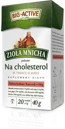 zioła Mnicha polecane na Cholesterol, fix, 2 g, 20 szt