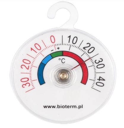 Biowin Bioterm termometr do lodówek i zamrażarek z tarczą 7 cm 40200