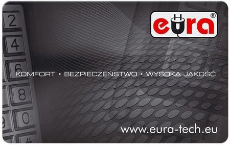 Eura-Tech Karta Zbliżeniowa do Wideodom.Vdp-24A3 Vdp-32A3 Domof.Adp-41A3 Zamków Szyfr. Kaset 2Easy (IDK-00G1)