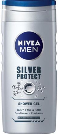 Nivea Silver Protect żel pod prysznic do twarzy, ciała i włosów 250ml