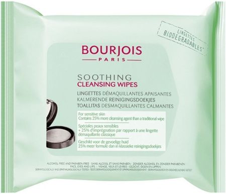 Bourjois Soothing Cleansing Wipes chusteczki oczyszczające do twarzy 25 szt