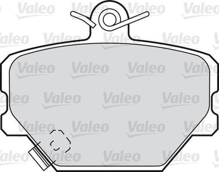 Zestaw klocków hamulcowych, hamulce tarczowe VALEO 598329