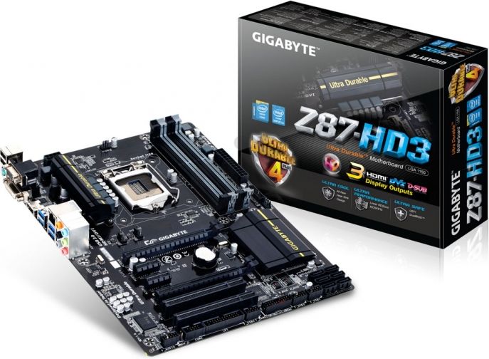 Gigabyte z87 hd3 обзор