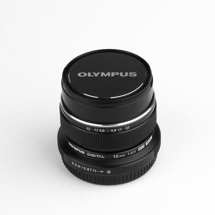 Obiektyw do aparatu Olympus M.ZUIKO Digital ED 12mm f/2.0 Czarny