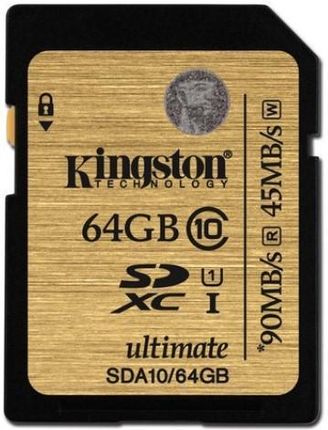 Kingston SDXC 64GB Class 10 UHS-I (SDA10/64GB)