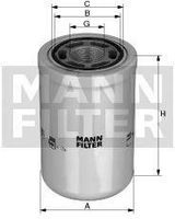 Filtr hydrauliczny, automatyczna skrzynia biegów MANN-FILTER WH 1257/2