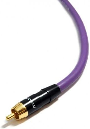 Melodika MDCX05 Purple Rain Coaxial RCA-RCA – 0,5m - zdjęcie 2 Melodika MDCX05 Purple Rain Coaxial RCA-RCA – 0,5m