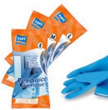 Zdjęcie Ravi Rękawice Gumowe Flokowane Rozmiar M - Puszczykowo