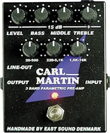 Carl Martin 3 BAND PARAMETRIC PRE-AMP - Ceny i opinie - Ceneo.pl