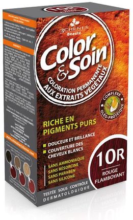 COLOR&SOIN Farba do włosów 10R intensywny czerwony 135ml