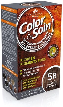 COLOR&SOIN Farba do włosów 5B brąz czekolada 135ml
