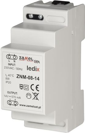 Ledix Zamel Zasilacz ZNM-08-14 14 V DC LDX10000017