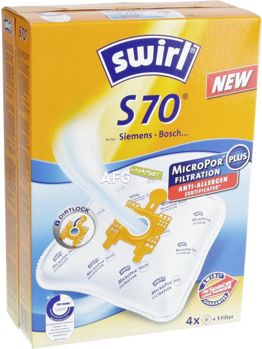 Swirl S 67 MP Plus AirSpace Porzsák (4 db / csomag) - | Játékosoktól játékosoknak