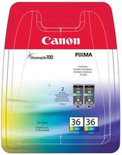 Zdjęcie Canon CLI-36 Kolor TWIN PACK (1511B018) - Krzywiń