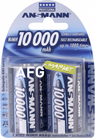 Ansmann maxE HR20 Pile rechargeable LR20 (D) NiMH 9300 mAh 1.2 V