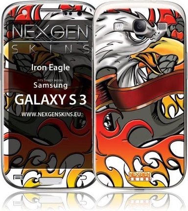 Nexgen Skins zestaw skórek Samsung GALAXY S3 Iron Eagle 3D (GAL30009)