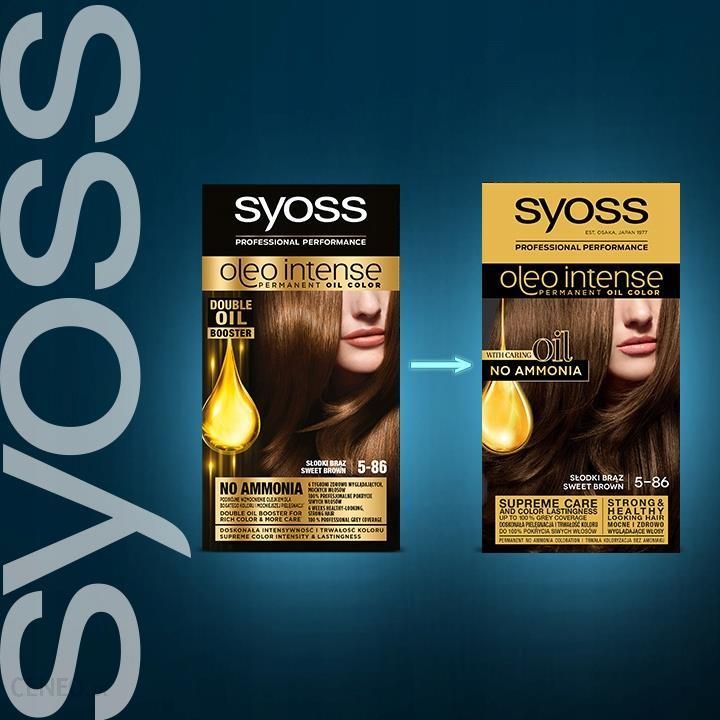 Syoss Oleo Intense farba do włosów trwale koloryzująca z olejkami 5-86 Słodki Brąz 115ml
