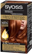 Zdjęcie Syoss Oleo Intense farba do włosów trwale koloryzująca z olejkami 6-76 złocista Miedź 115ml - Działdowo