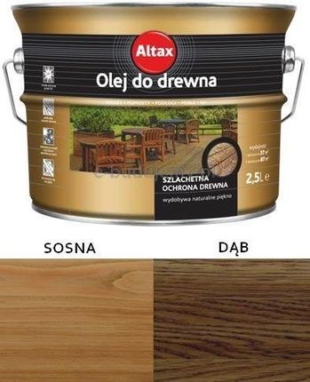 Altax Olej Do Drewna 0,75L Dąb Z UV ALT-0107