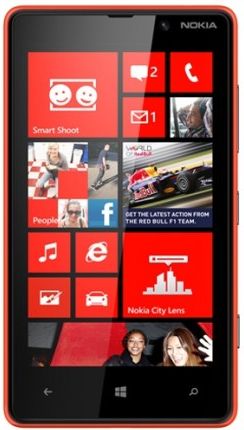 Nokia Lumia 820 Czerwony