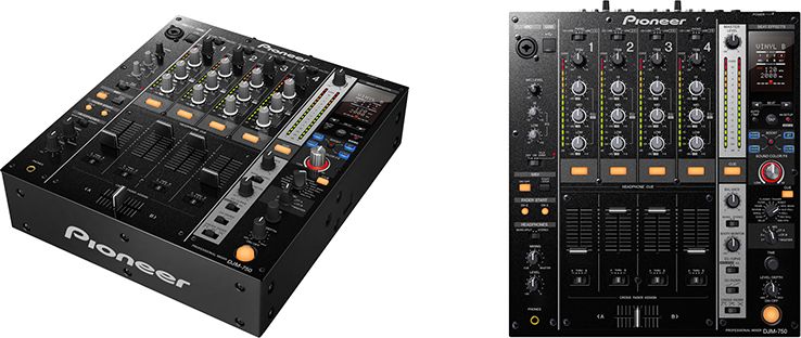 Pioneer djm 750 djミキサー　djm750 DJM-750-S (zarchiwizowane) 4-channel mid-range digital mixer