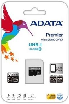 ADATA CARD microSDHC 16GB Class 10 UHS-I (AUSDH16GUICL10-RA1)