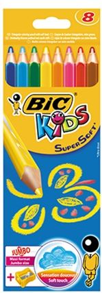 Bic Kredki 8 Kolorów Kids Super Soft