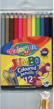 Zdjęcie Colorino Kredki Ołówkowe Okrągłe Jumbo 12 Kolorów + Temperówka - Bochnia