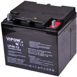 Cyfronika Lp40-12 Akumulator Firmy Vipow 12V 40Ah [166x196x176Mm] (ZEL-LP40-12)
