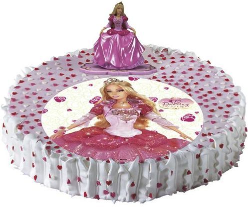 Urodzinowy Zestaw Dekoracji Tortu Barbie 2 Elem Ceny I Opinie