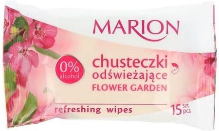 Marion Chusteczki odświeżajace Flower Gard o zapachu kwiatowym 15 szt