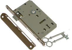 Zdjęcie JANIA zamek wpuszczany 72/60 klucz z dzw. i 2 kluczami - Zator