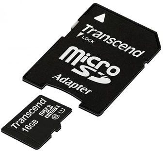 Transcend microSDHC 16GB Class 10 UHS-I (TS16GUSDHC10U1)