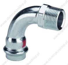 Zdjęcie Viega Łuk 90st. Prestabo Sc-contur Dn15 Gz1/2 Ocynk 558413 - Śrem