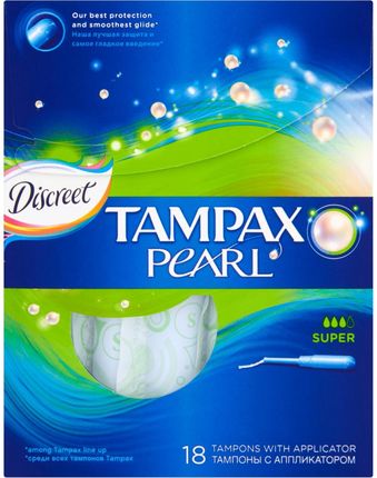 Tampax Super Pearl Tampony 18 szt.