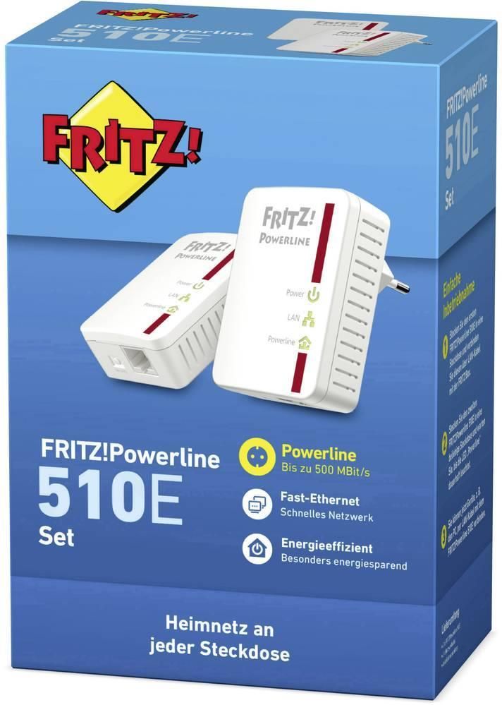 AVM ADAPTER ETHERNET DO SIECI ENERGETYCZNEJ FRITZ 510E, 500 MB/S, (23125025754)