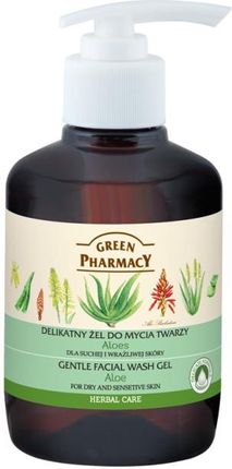 Green Pharmacy Żel do mycia twarzy Aloes 270ml