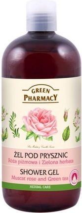Green Pharmacy Żel pod prysznic Róża Piżmowa zielona Herbata 500ml