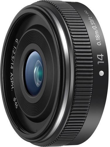 Panasonic LUMIX G 14mm f2.5 ASPH. ブラック Obiektyw do aparatu Panasonic LUMIX G 14mm f/2,5 ASPHV (H