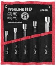 Proline HD Zestaw kluczy rurowych dwustronnych 5 szt. 8x9-16x17mm 36215