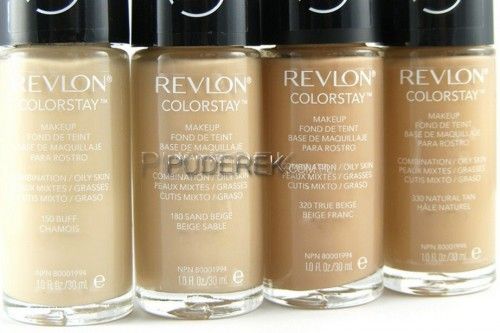 Revlon Colorstay 24 hrs do cery tłustej i mieszanej kolory 150 180 320 ...